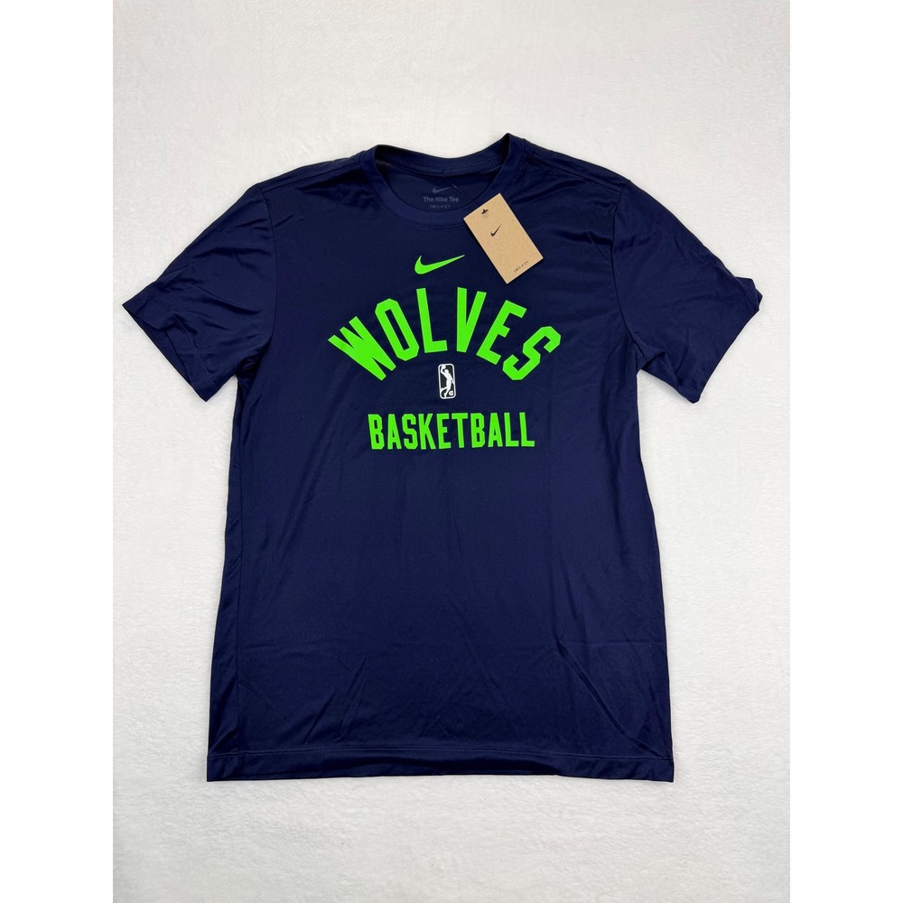 Nike Iowa Wolves NBA G League Dri-FIT Basketball T-Shirt Navy Blue Mens Medium